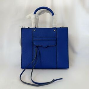 REBECCA MINKOFF M.A.B. Mini Tote - Bright Blue - NWT